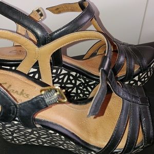 Clarks wedge shoes